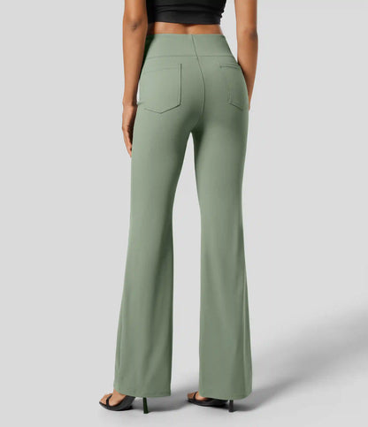 Halara Flex™ High Waisted Back Side Pocket Slight Flare Work Pants