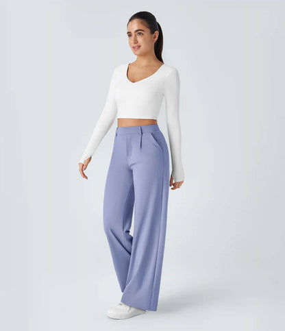 Halara Flex™ DayStretch High Waisted Pocket Straight Leg Work Pants