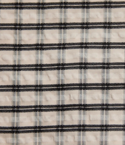 Mid Rise Plaid Cropped Casual Baggy Pants with Pockets