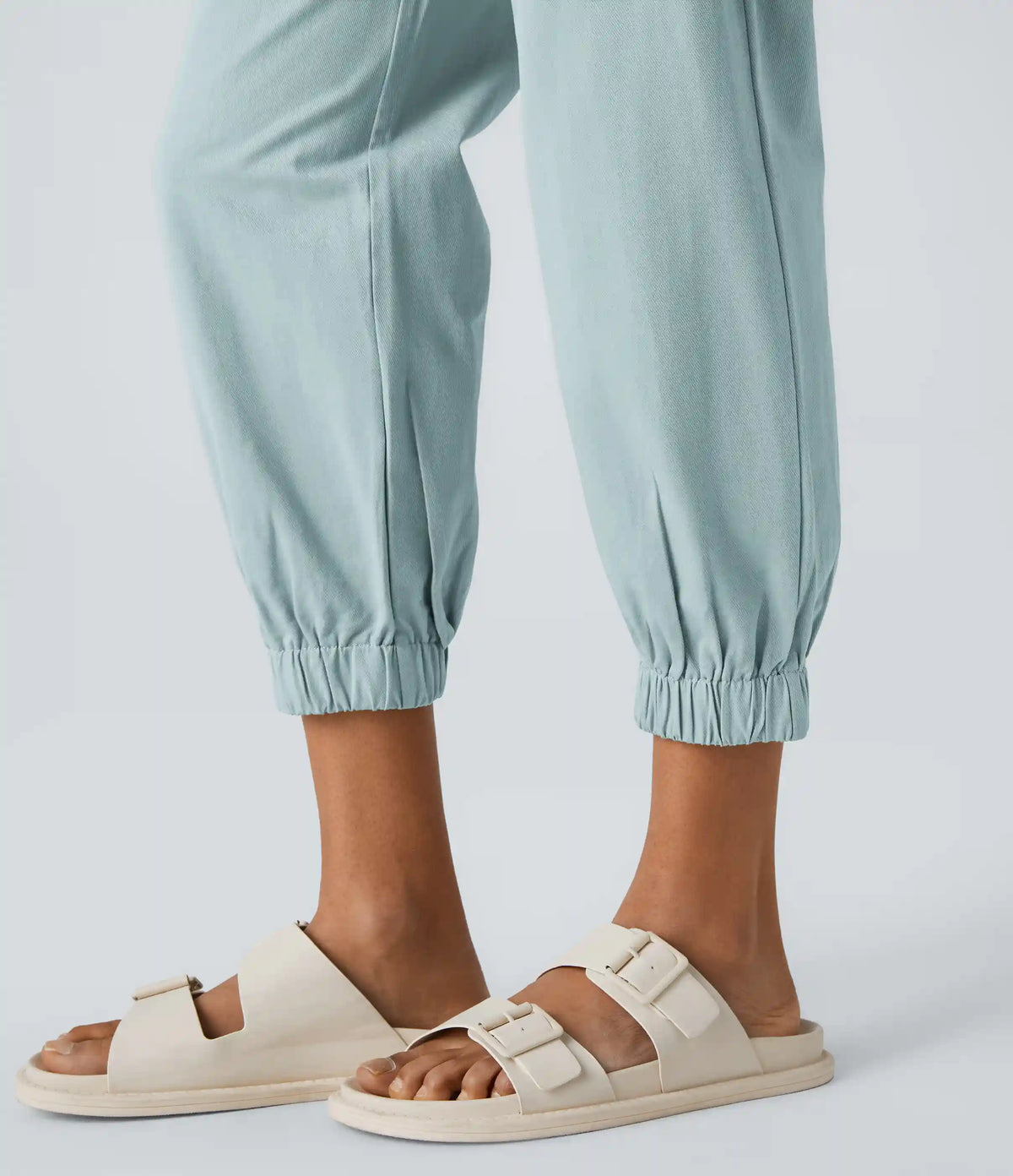 Mid Rise Casual Joggers with Pockets