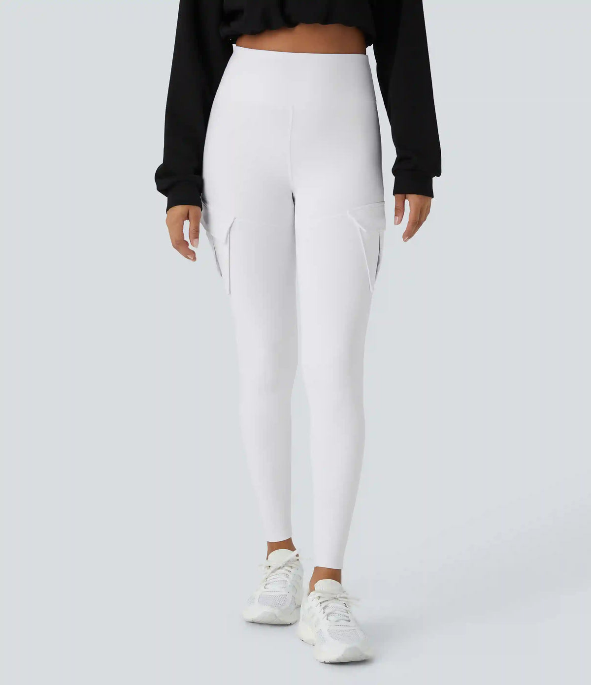 DayStretch High Waisted Cargo Pocket Skinny Yoga Leggings