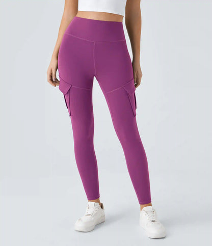 DayStretch High Waisted Cargo Pocket Skinny Yoga Leggings