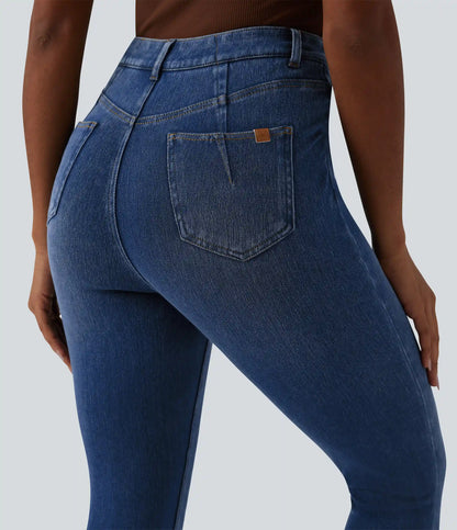 Halara Flex™ High Waisted Tummy Control Denim Casual Leggings with Pockets