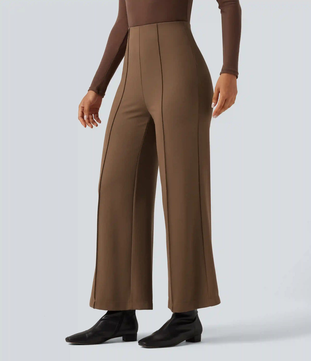 Halara Flex™ High Waisted Pintuck Wide Leg Work Pants