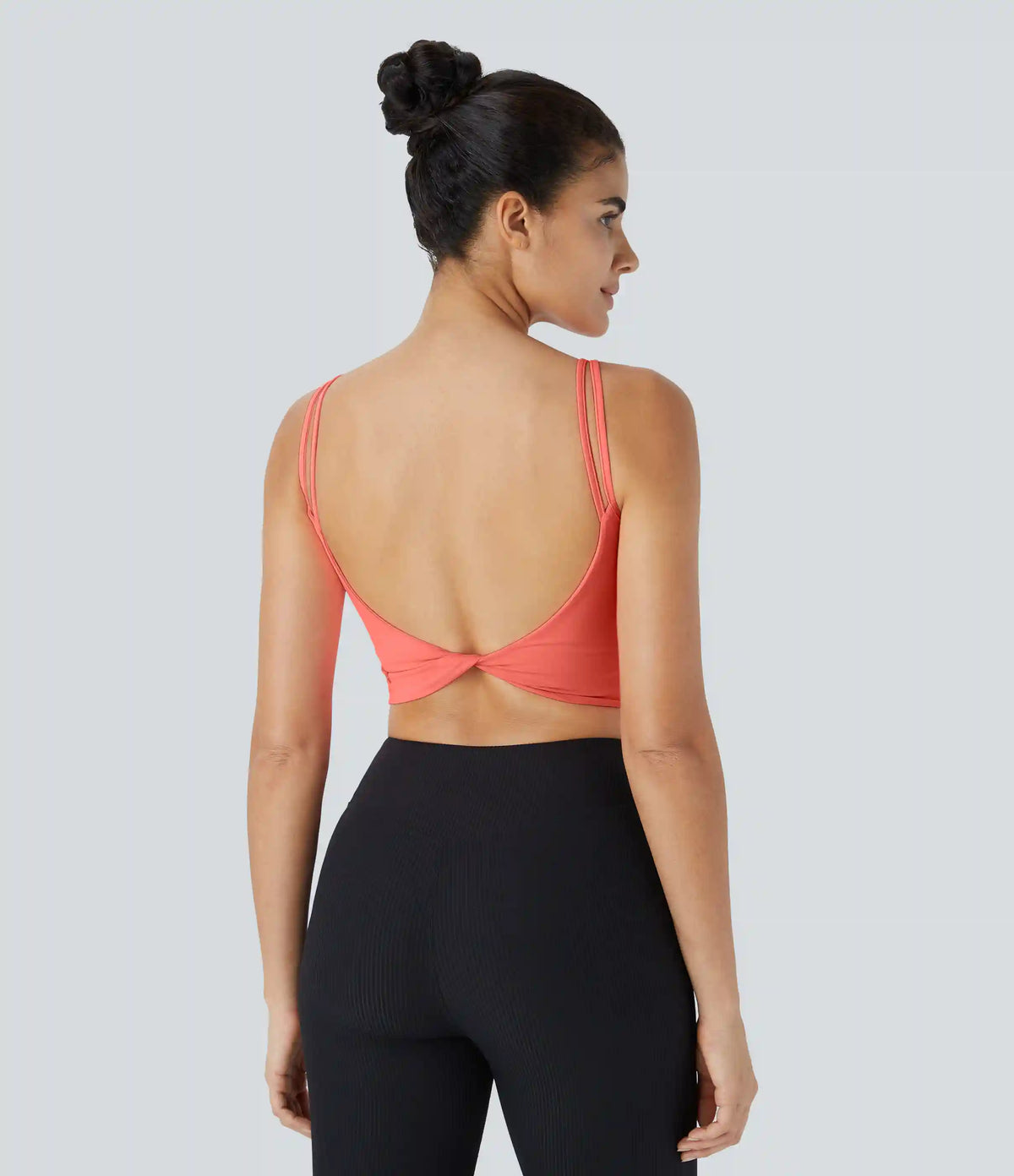 Double Straps Cropped Yoga Tank Top
