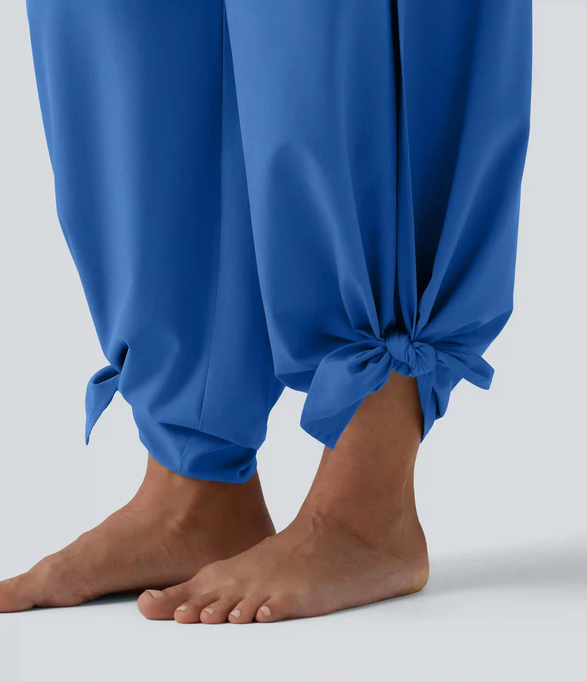 Breezeful™ High Waisted Ruched Split Quick Dry Resort Flowy Pants with Pockets