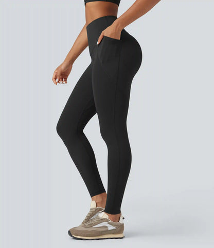 Halara UltraSculpt™ High-waisted Tummy Control Butt-lifting Training 7/8 Leggings with Pockets