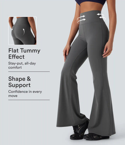 Halara UltraSculpt™ High Waisted Tummy Control Butt Lifting Shaping Yoga Flare Leggings