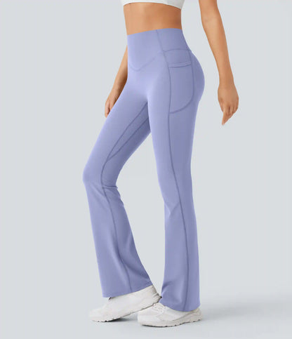 Halara UltraSculpt™ High Waisted Scrunch Butt Lifting Tummy Control Pocket Shaping Yoga Bootcut Leggings