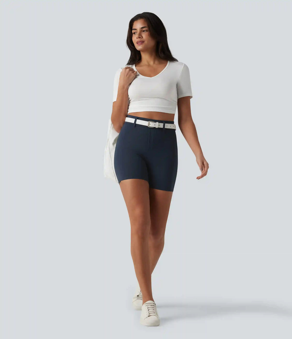 Halara UltraSculpt™ High Waisted Casual Biker Shorts 5'' with Pockets