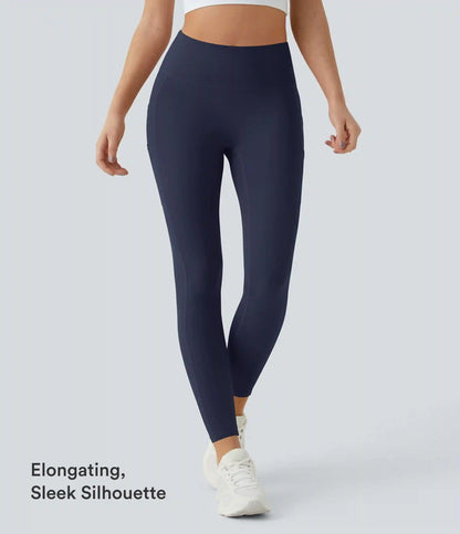 SoftlyZero™ High Waisted Double Pockets Plain Leggings
