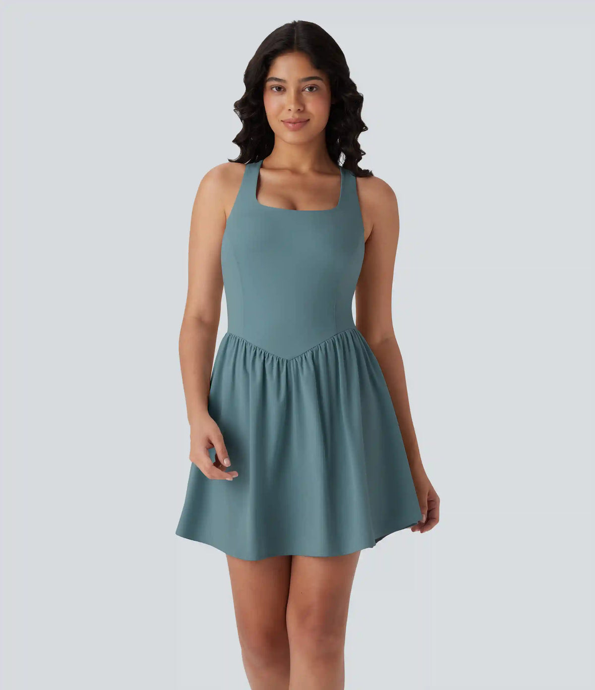 Breezeful™ Corset 2-in-1 Pocket Mini Quick Dry Flowy Pickleball Active Dress-Longer Legnth