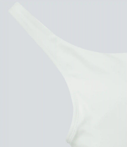 SoftlyZero™ Plush Padded V Neck Plain Tank Top