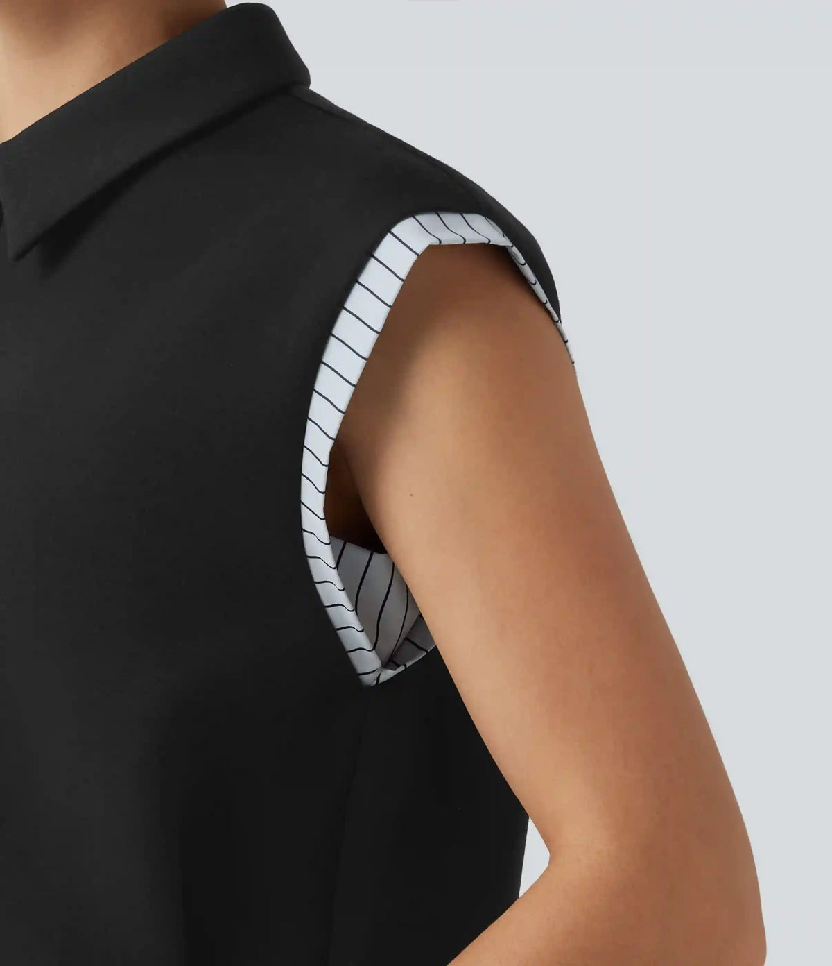 Dropped Short Sleeve Color Block Casual T-Shirt
