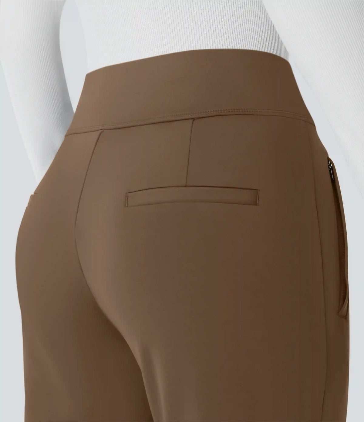 Halara Flex™ DayStretch Mid Rise Side Zipper Pocket Work Flare Pants