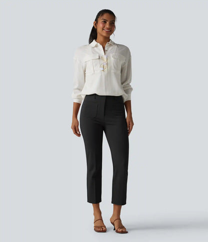 Halara Flex™ Mid Rise Work Bootcut Pants with Pockets