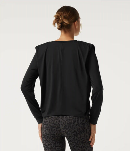 V Neck Long Sleeve Quick Dry Yoga Sports Top-UPF50+