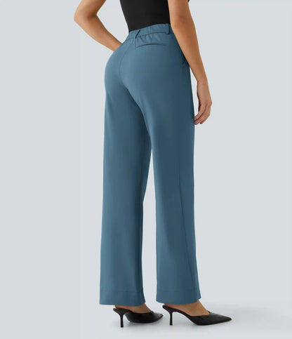 Halara Flex™ Mid Rise Pocket Straight Leg Work Pants