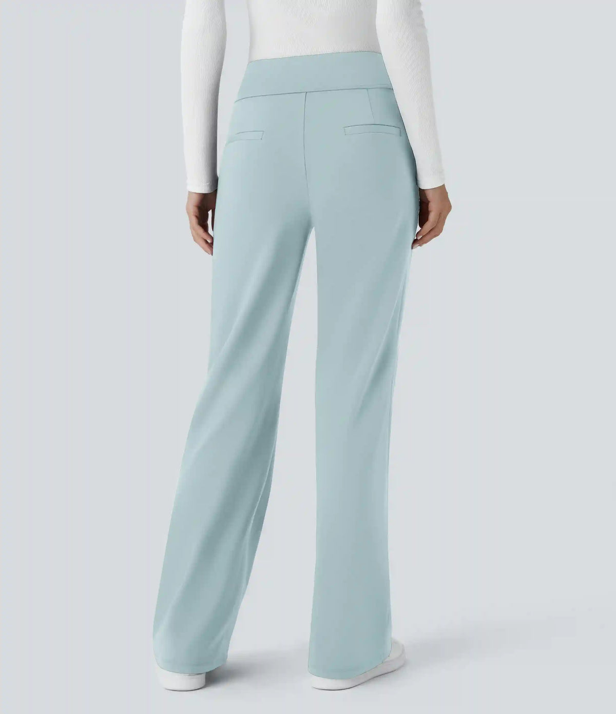 Halara Flex™ DayStretch Mid Rise Side Zipper Pocket Work Flare Pants