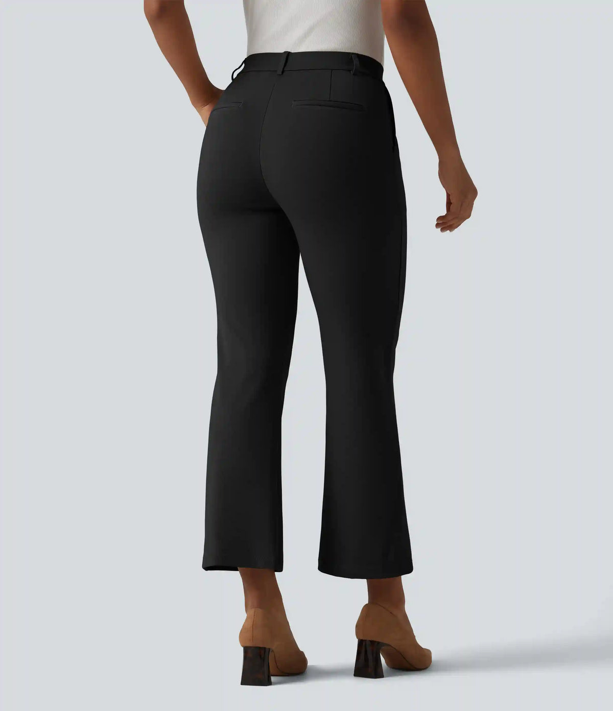 Halara Flex™ Mid Rise Work Bootcut Pants with Pockets