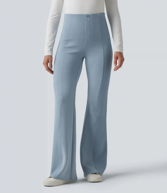 SpacerTek™ High Waisted Tummy Control Flare Casual Pants