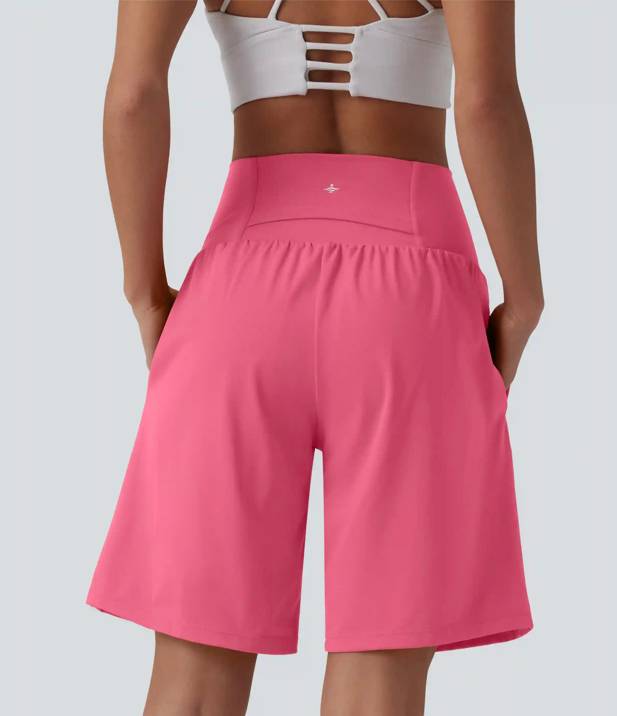 SoftlyZero™ Airy Super High Waisted 2-in-1 InstantCool Yoga Shorts 9" with Pockets