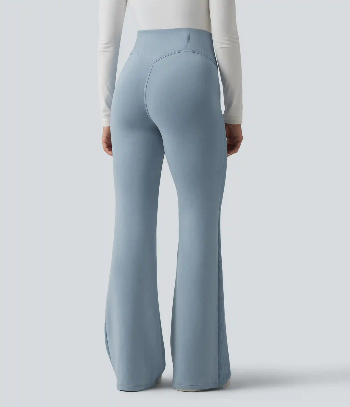 SpacerTek™ High Waisted Tummy Control Flare Casual Pants
