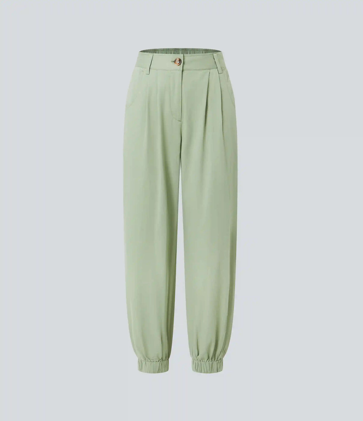 Mid Rise Casual Joggers with Pockets