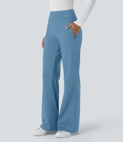Halara Flex™ DayStretch Mid Rise Side Zipper Pocket Work Flare Pants