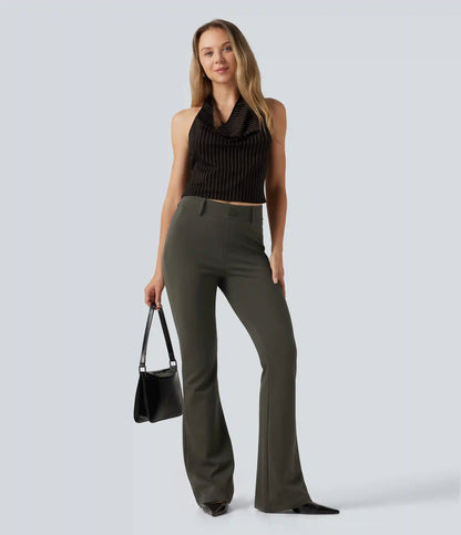 Halara Flex™ Mid Rise Bootcut Work Pants with Pockets