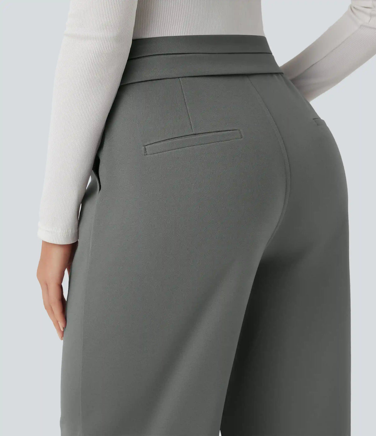 Halara Flex™ High Waisted Straight Leg Work Pants with Pockets