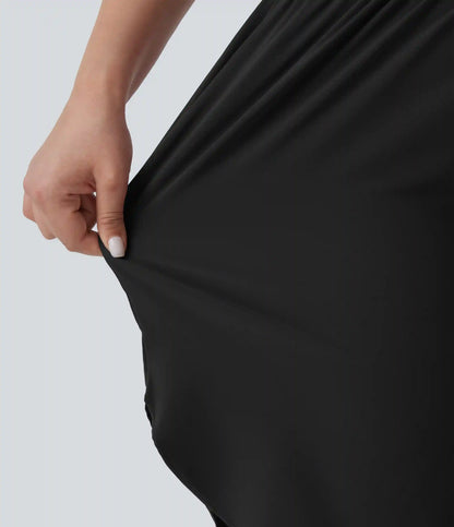 Plus Size Breezeful™ High Waisted Resort Shorts 8" with Pockets