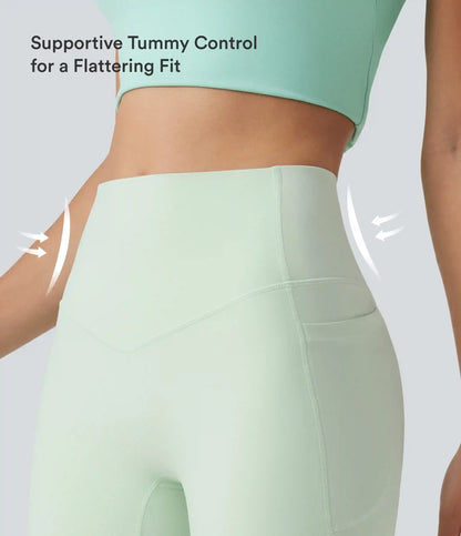 Halara UltraSculpt™ High Waisted Tummy Control Shaping Training Biker Shorts 3'' with Pockets
