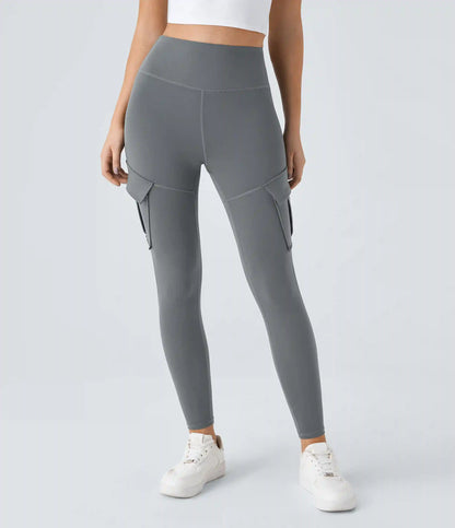 DayStretch High Waisted Cargo Pocket Skinny Yoga Leggings
