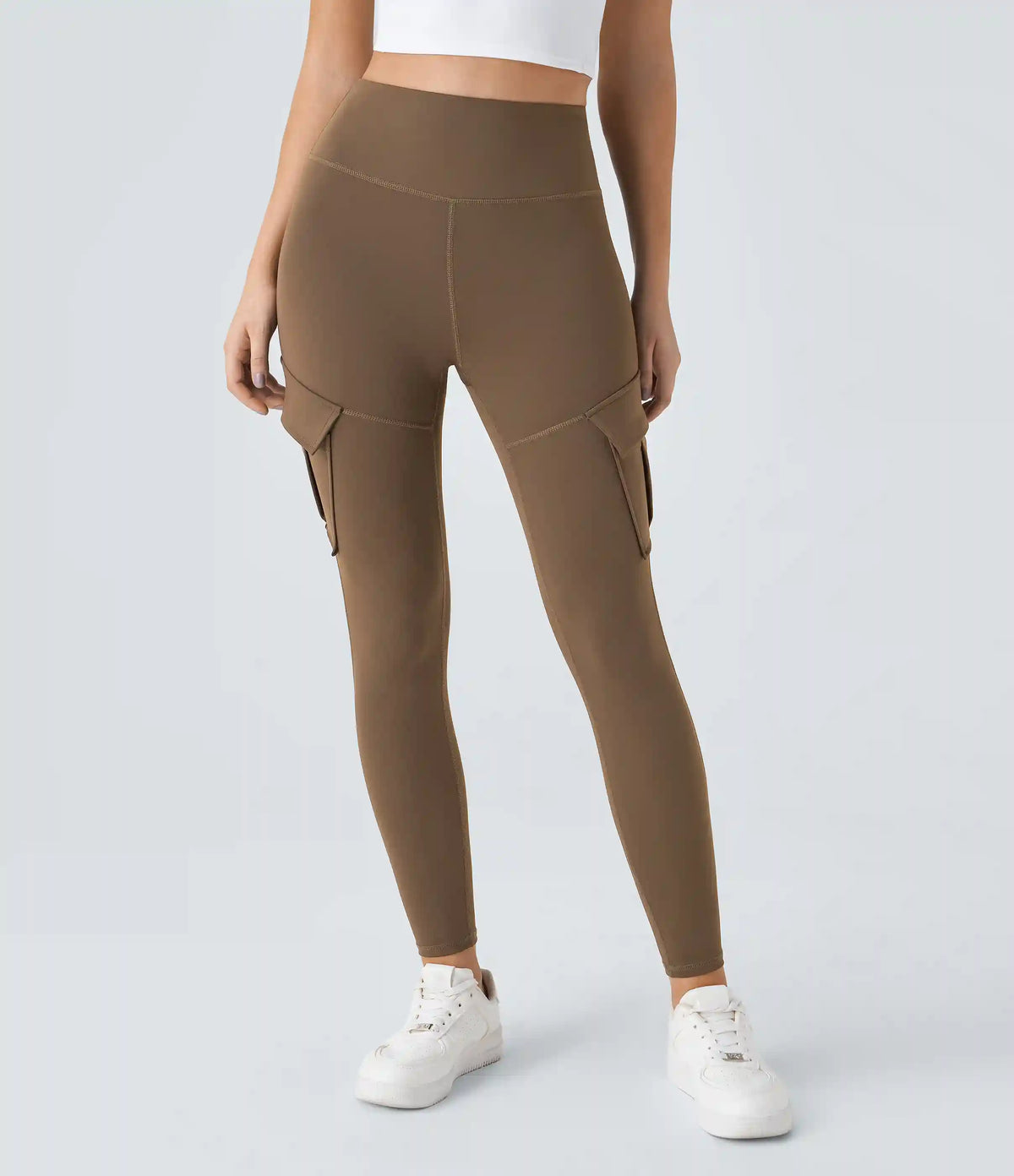 DayStretch High Waisted Cargo Pocket Skinny Yoga Leggings