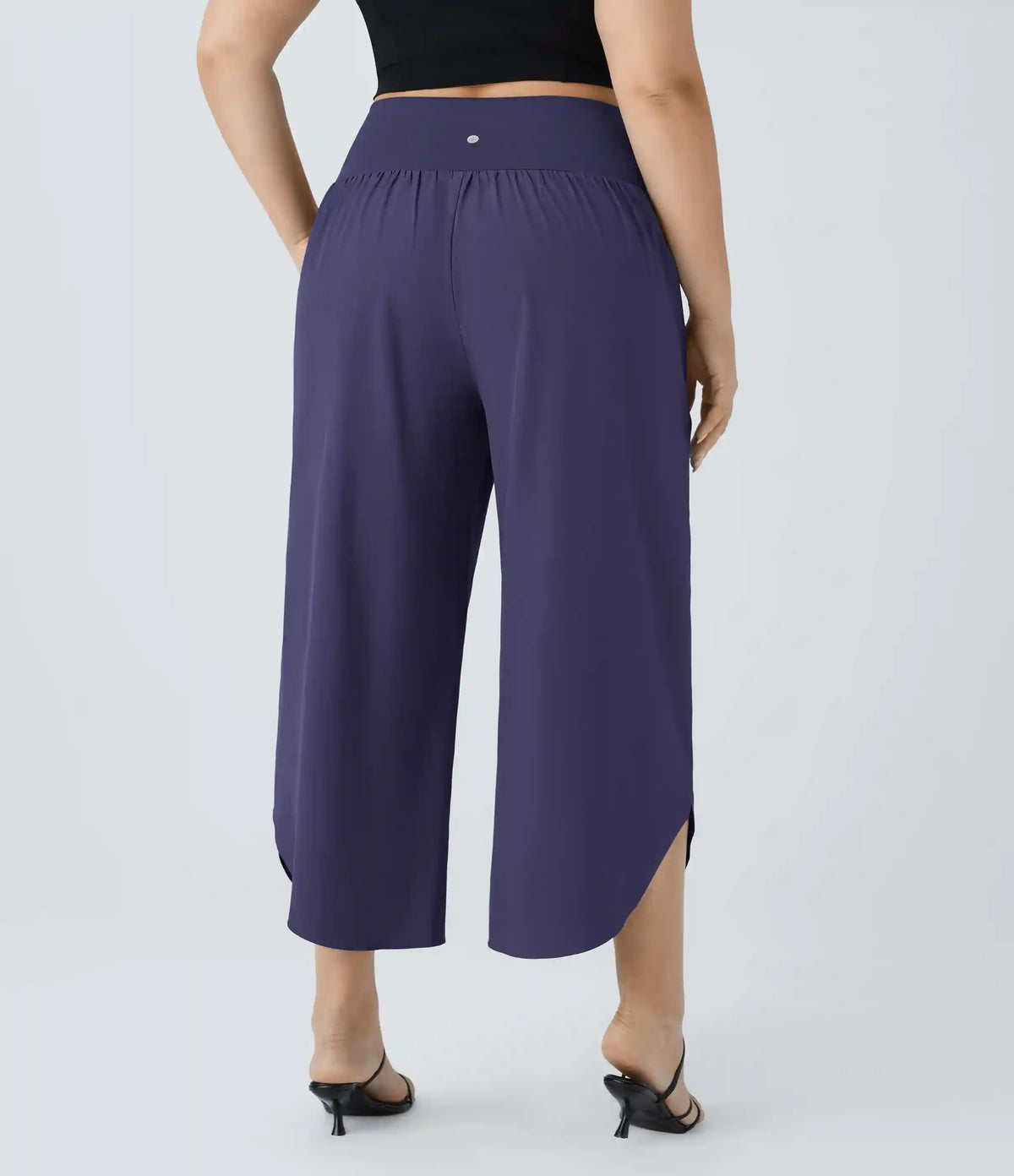 Breezeful™ High Waisted Crossover Pocket Quick Dry Plus Size Pants