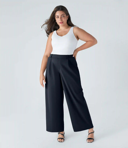 Halara Flex™ DayStretch High Waisted Pocket Straight Leg Work Plus Size Pants
