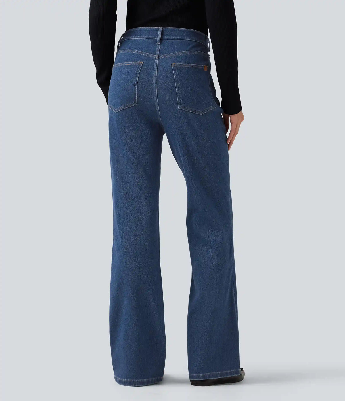 Halara Flex™ High Waisted Flare Casual Jeans with Pockets