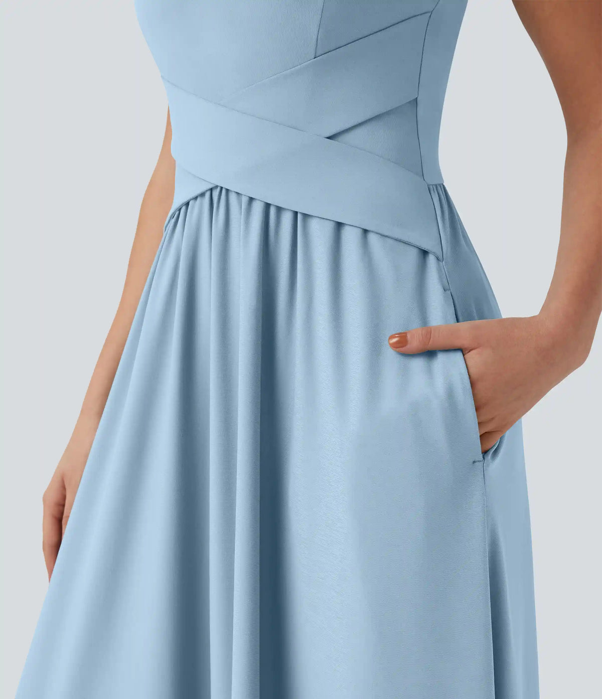 Flowy Maxi Casual Dress with Pockets