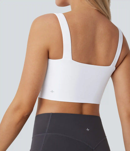 SoftlyZero™ Airy Low Support Cut Out InstantCool Yoga Sports Bra DD-F Cups