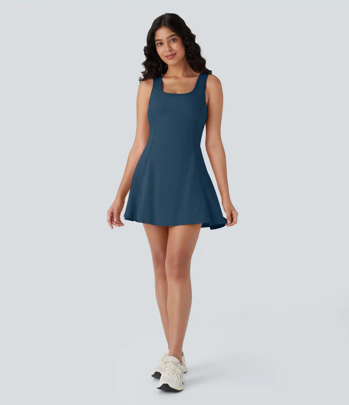 SoftlyZero™ Airy U Neck 2-in-1 Pocket Mini InstantCool Dance Active Dress