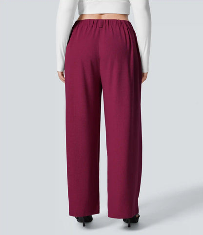 Halara Flex™ High Waisted Pocket Wide Leg Waffle Work Plus Size Pants