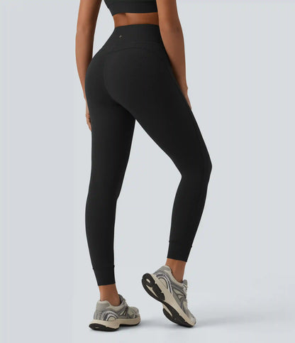 Halara UltraSculpt™ High Waisted D-Buckle Hiking 7/8 Leggings with Zip Pocket