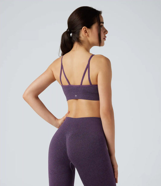 OneForm Seamless Flow Light Support U-Neck Yoga Sports Bra