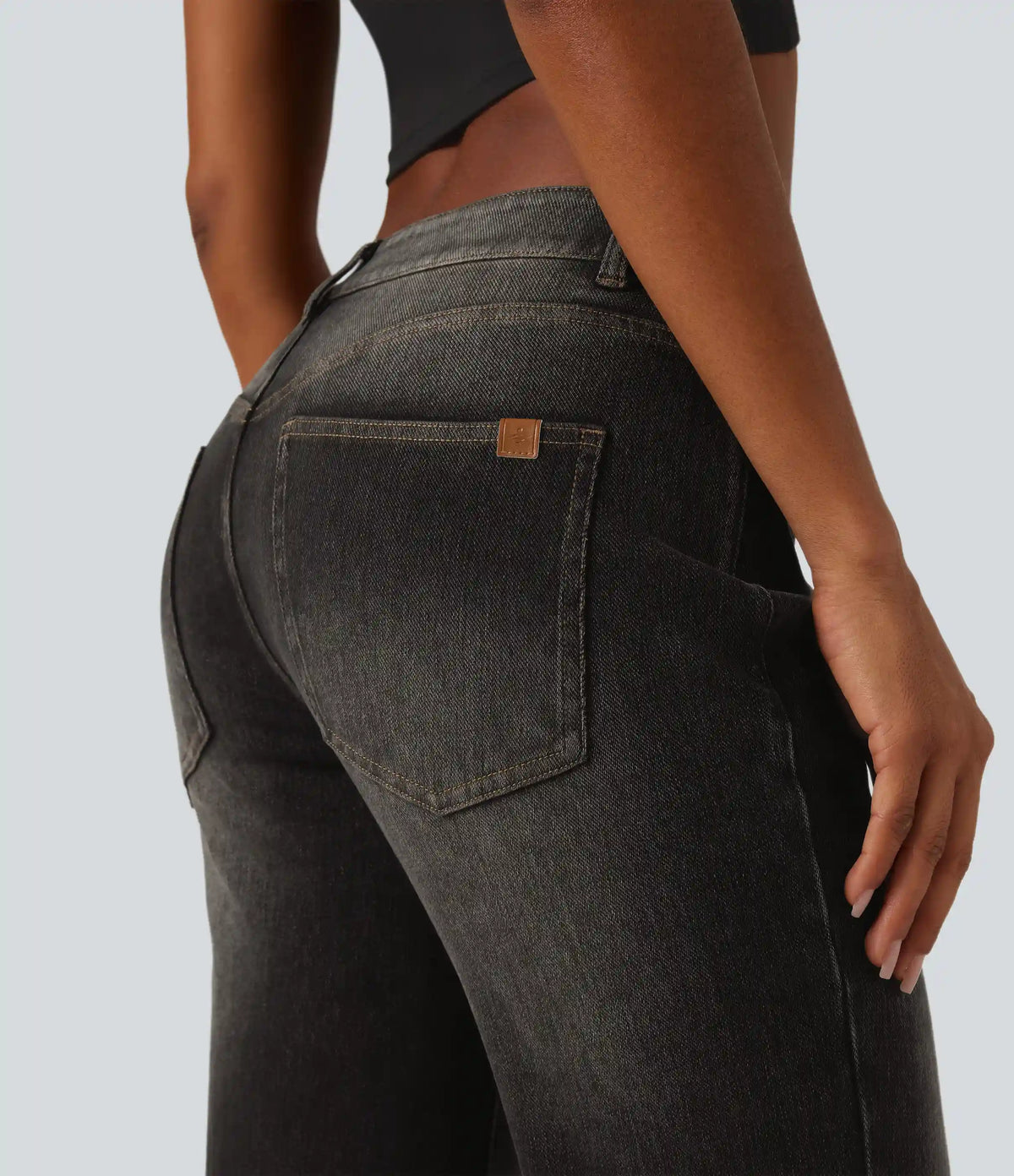 Halara Flex™ Low Rise Flare Casual Jeans with Pockets