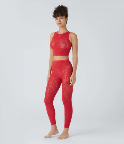 OneForm Seamless Flow Cut Out Cropped Casual Tank Top