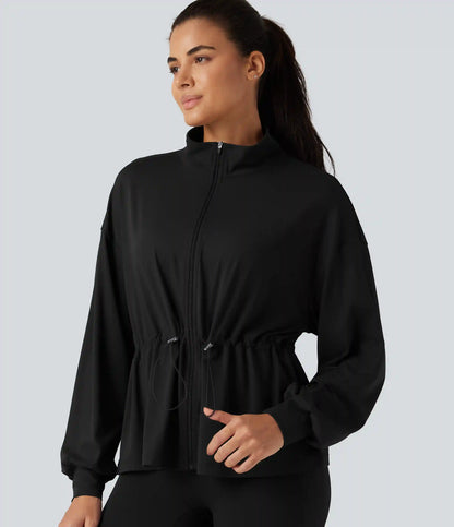 SoftlyZero™ High Neck Long Sleeve Yoga Jacket