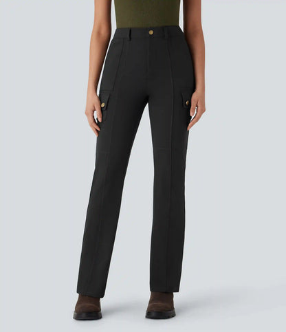 DayStretch Mid Rise Pockets Hiking Cargo Bootcut Pants