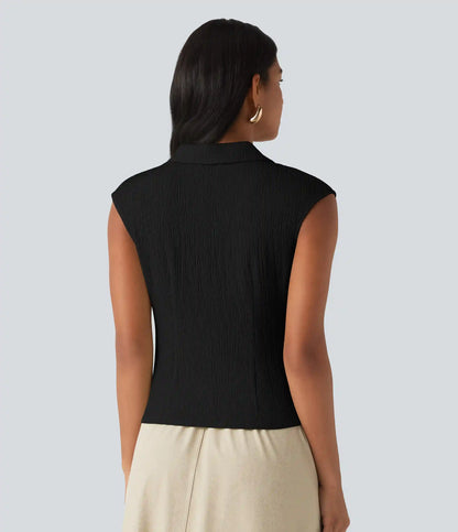 Sleeveless Casual Shirt