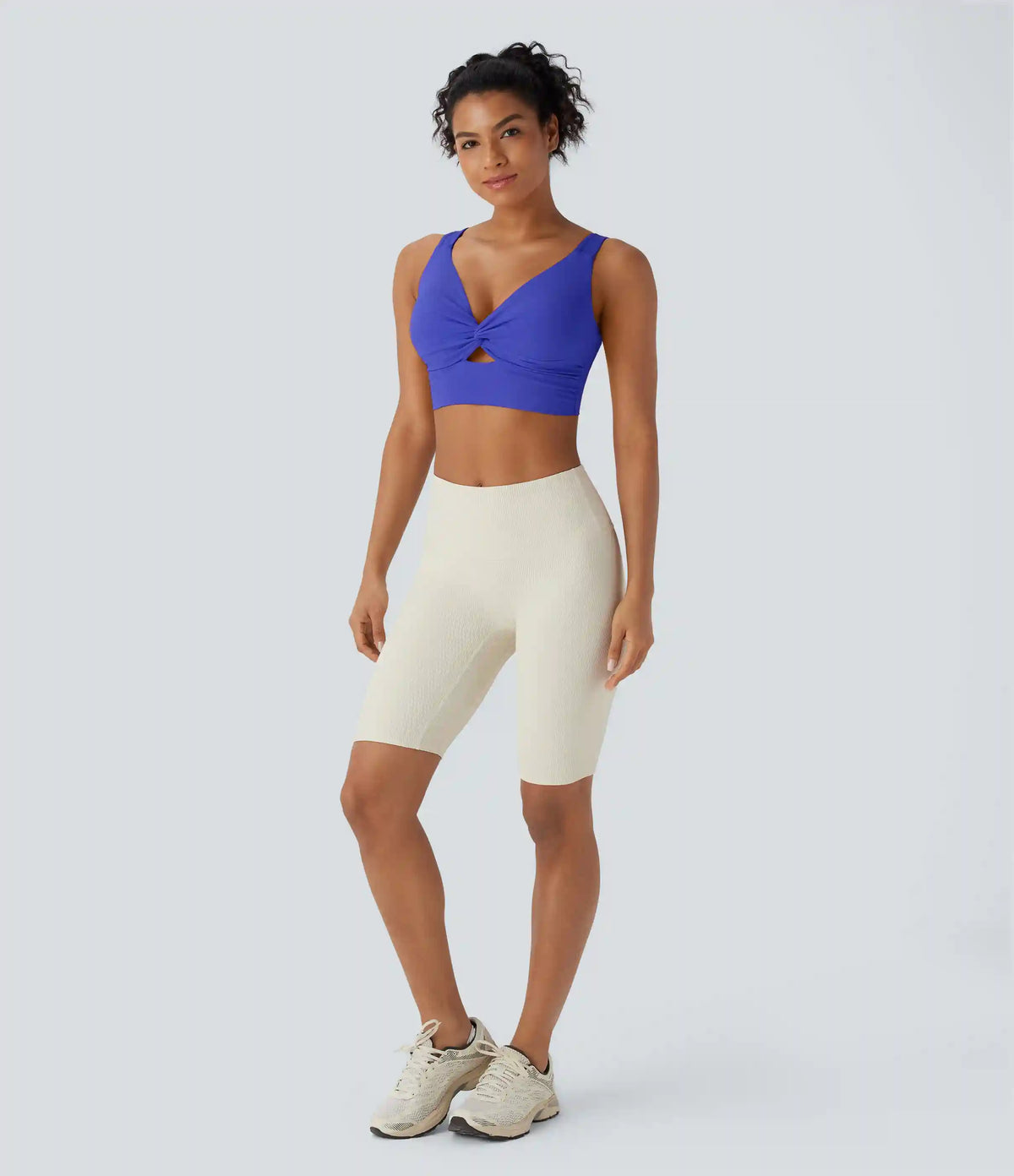 SoftlyZero™ Airy Low Support Cut Out InstantCool Yoga Sports Bra DD-F Cups